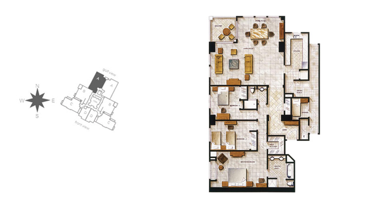 jasmine 3bedroom a