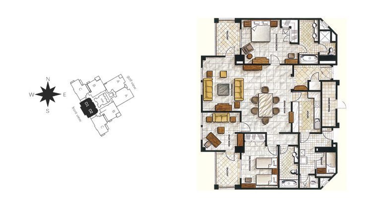 lavender 2bedroom d
