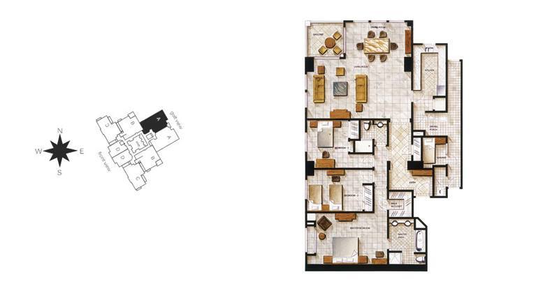 lavender 3bedroom a