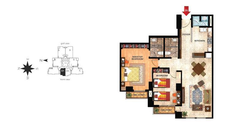 orchid 2bedroom d1