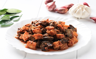 sambal goreng hati ati kentang hot spicy liver potato indonesian traditional cuisine