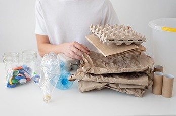 sustainable lifestyle with zero waste